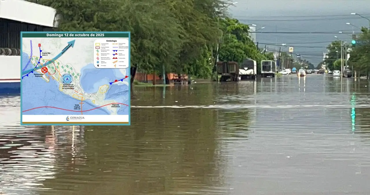 Se pronostican fuertes lluvias este domingo.