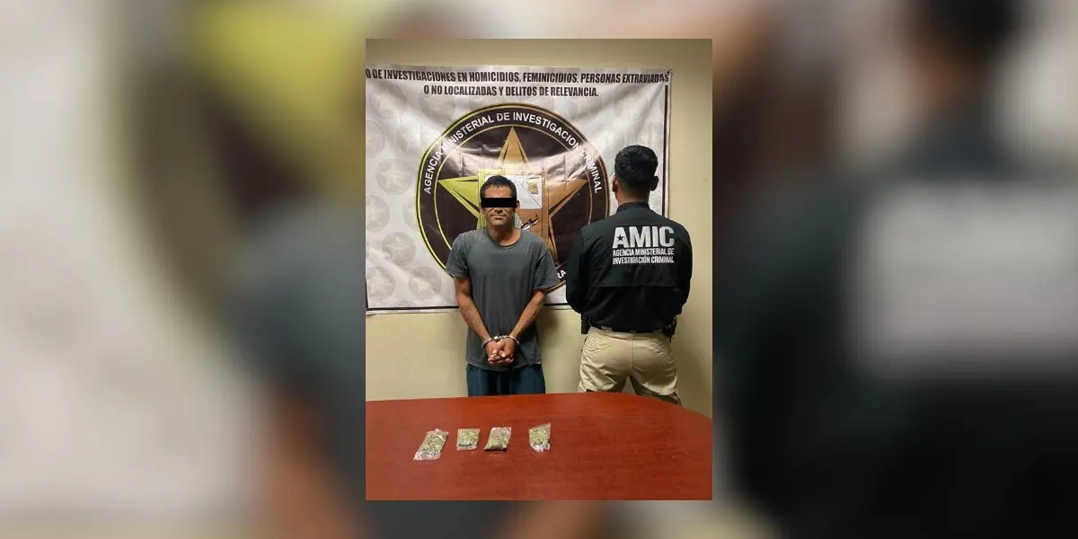 Capturan a sujeto con droga en Las Fuentes, en Ciudad Obregón
