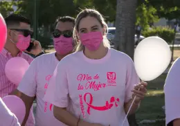 IMSS Organiza "Caminata contra el Cáncer de Mama" en Ciudad Obregón
