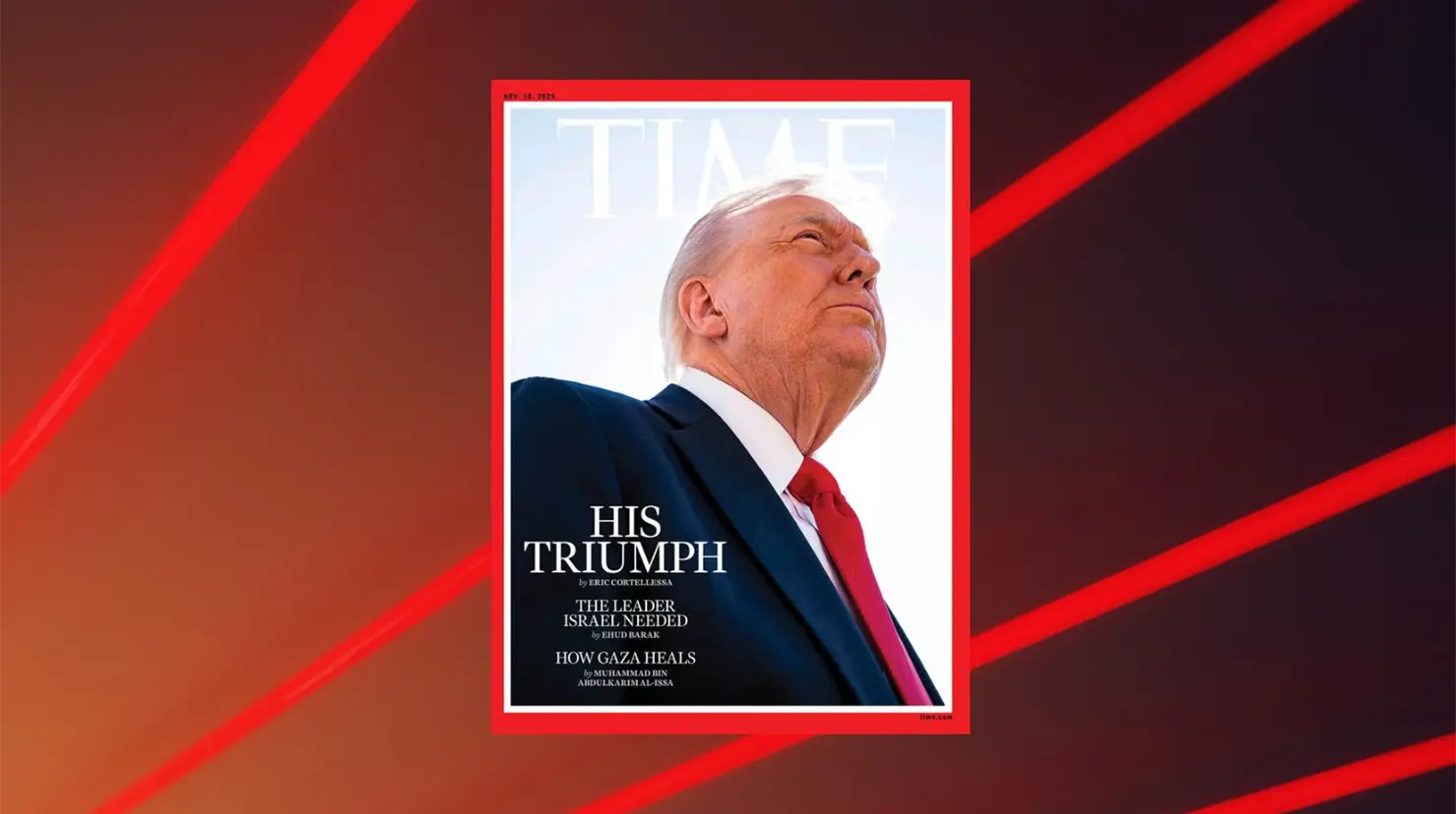 Trump aparece en la portada de la revista TIME pero critica la foto: "Es realmente mala"