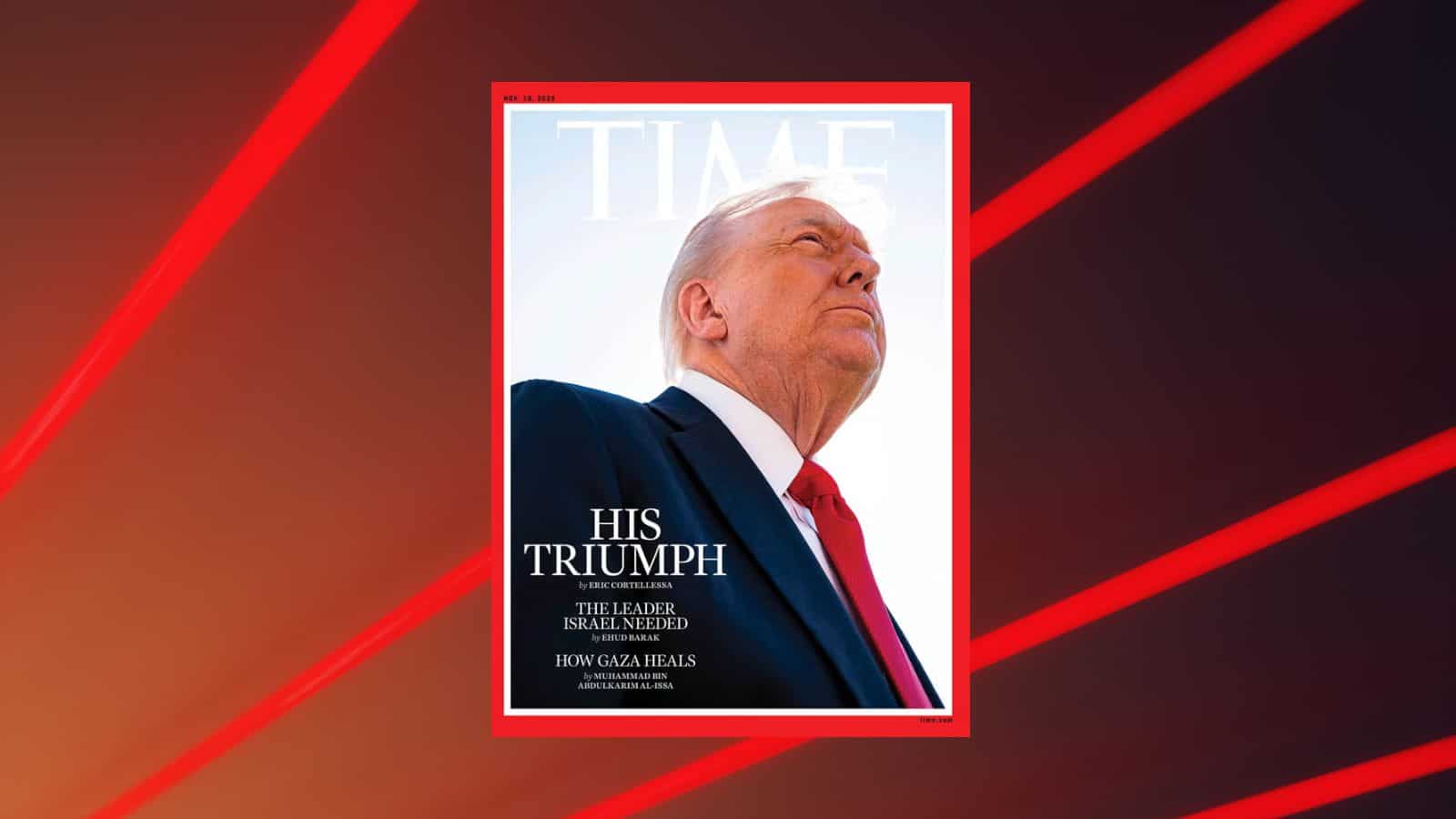 Trump aparece en la portada de la revista TIME pero critica la foto: Es realmente mala