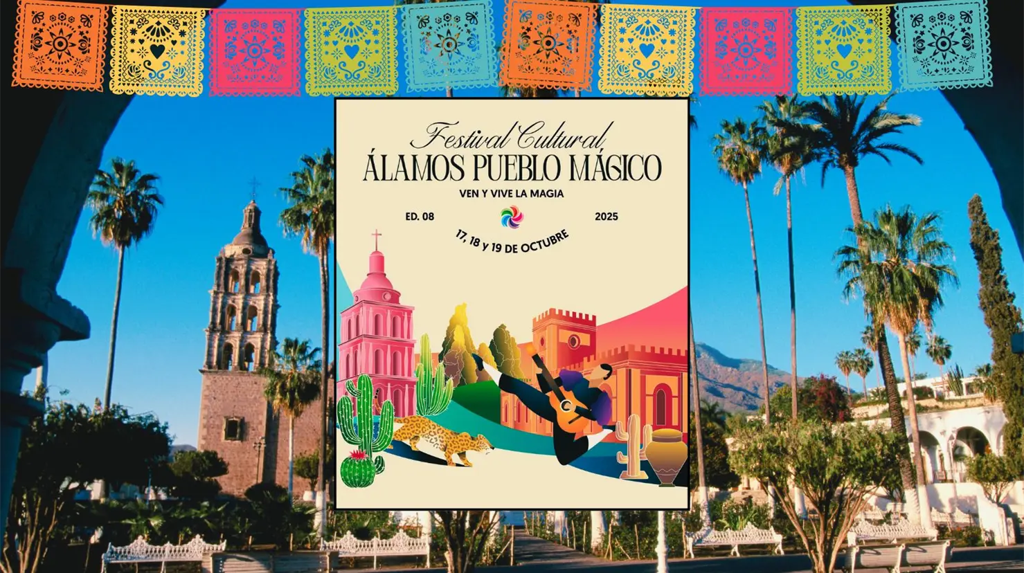 Festival Cultural Álamos Pueblo Mágico 2025: Su Majestad La Brissa, Los Apson y más artistas invitados