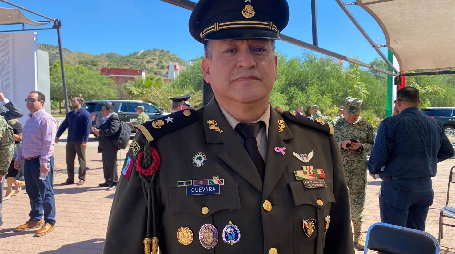 General Brigadier de Estado Mayor, José Manuel Guevara Castillo, quien tomó protesta este martes como comandante interino de la Cuarta Zona Militar