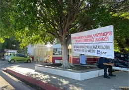 Empleados del SAT de Ciudad Obregón se suman a manifestaciones nacionales
