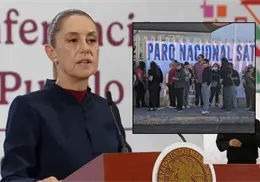 Sheinbaum habla respecto al paro nacional de trabajadores del SAT y asegura que "son muy pocos empleados"