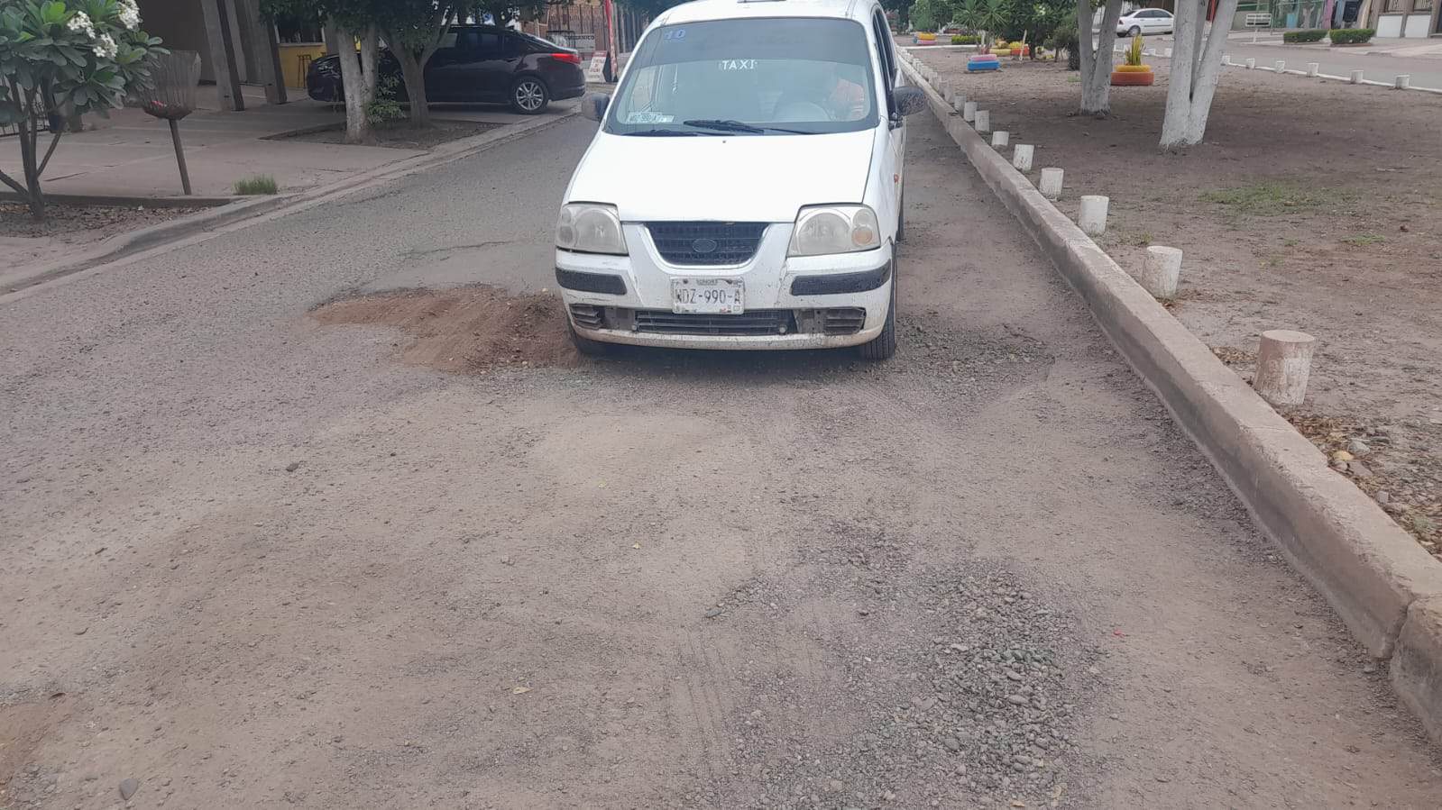 Taxistas colectivos de Cajeme siguen viéndose afectados por las calles