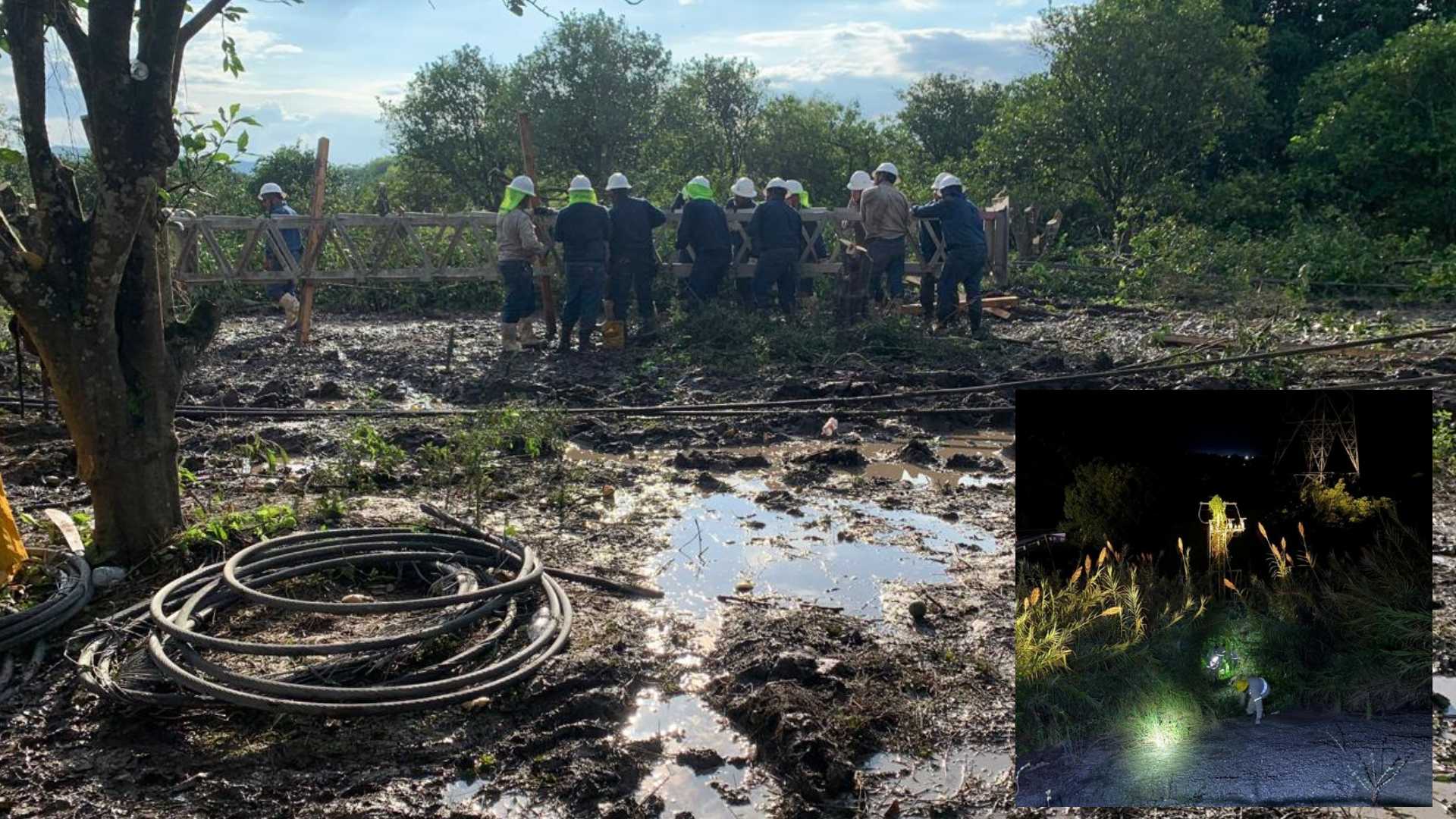 CFE restablece servicio eléctrico a más de 21 mil usuarios en la región oriente del país