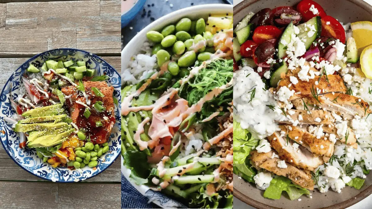ESTOS 6 BOWLS SON PRUEBA DE QUE COMER RÁPIDO NO SIGNIFICA SACRIFICAR SABOR.