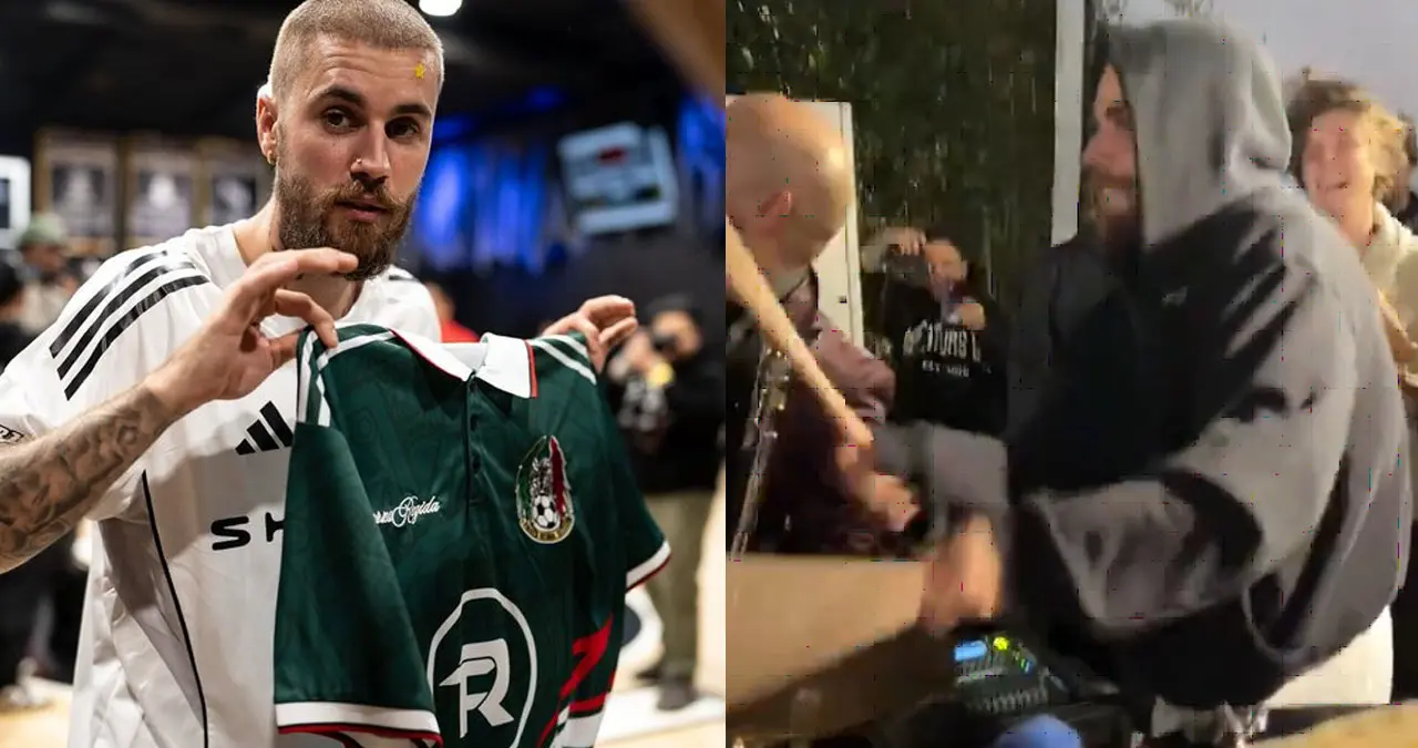 Justin Bieber sorprende en evento en Los Ángeles tocando música de banda sinaloense |VIDEO