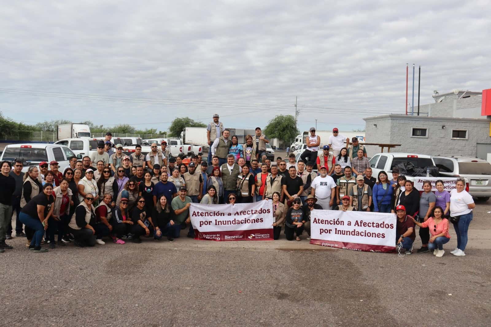 Sonora envía primer contingente de ayuda a damnificados