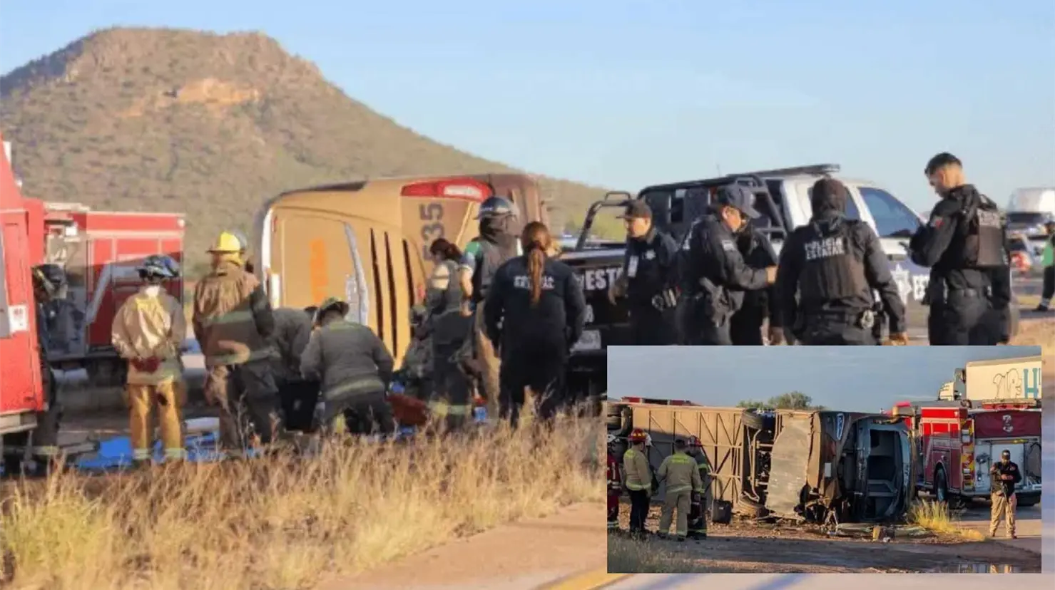Accidente de autobús en Sonora deja muerta a jefa de Recursos Humanos del IMSS-Bienestar Guaymas