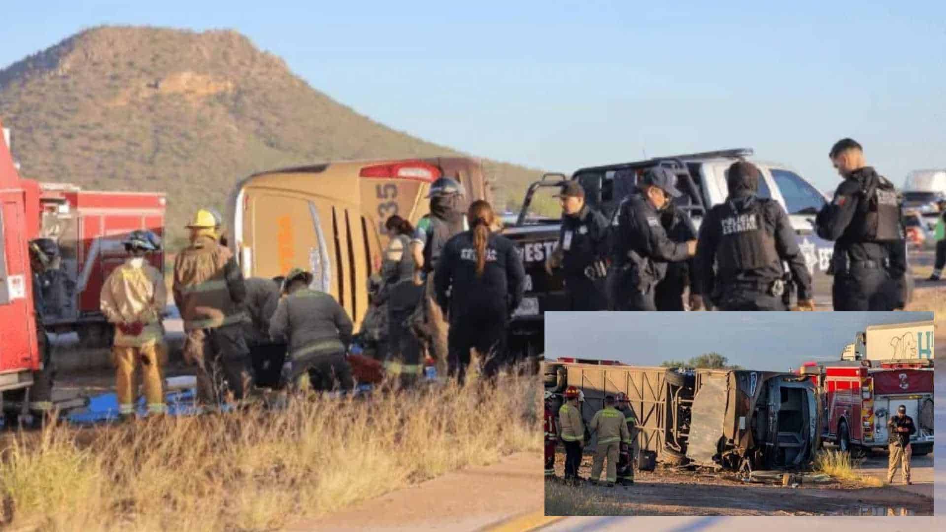 Accidente de autobús en Sonora deja muerta a jefa de Recursos Humanos del IMSS-Bienestar Guaymas