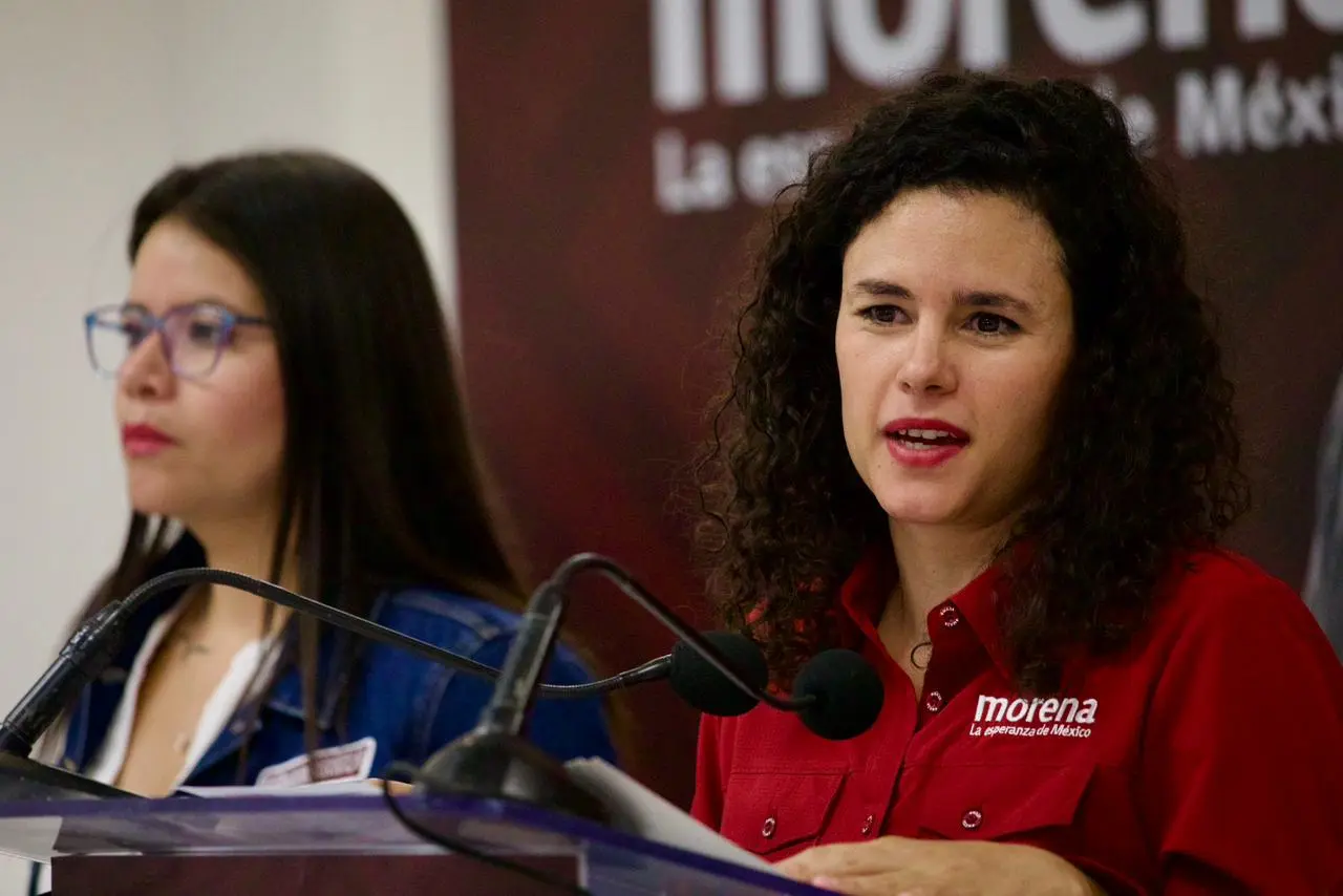 Luisa María Alcalde Luján, presidenta nacional de Morena