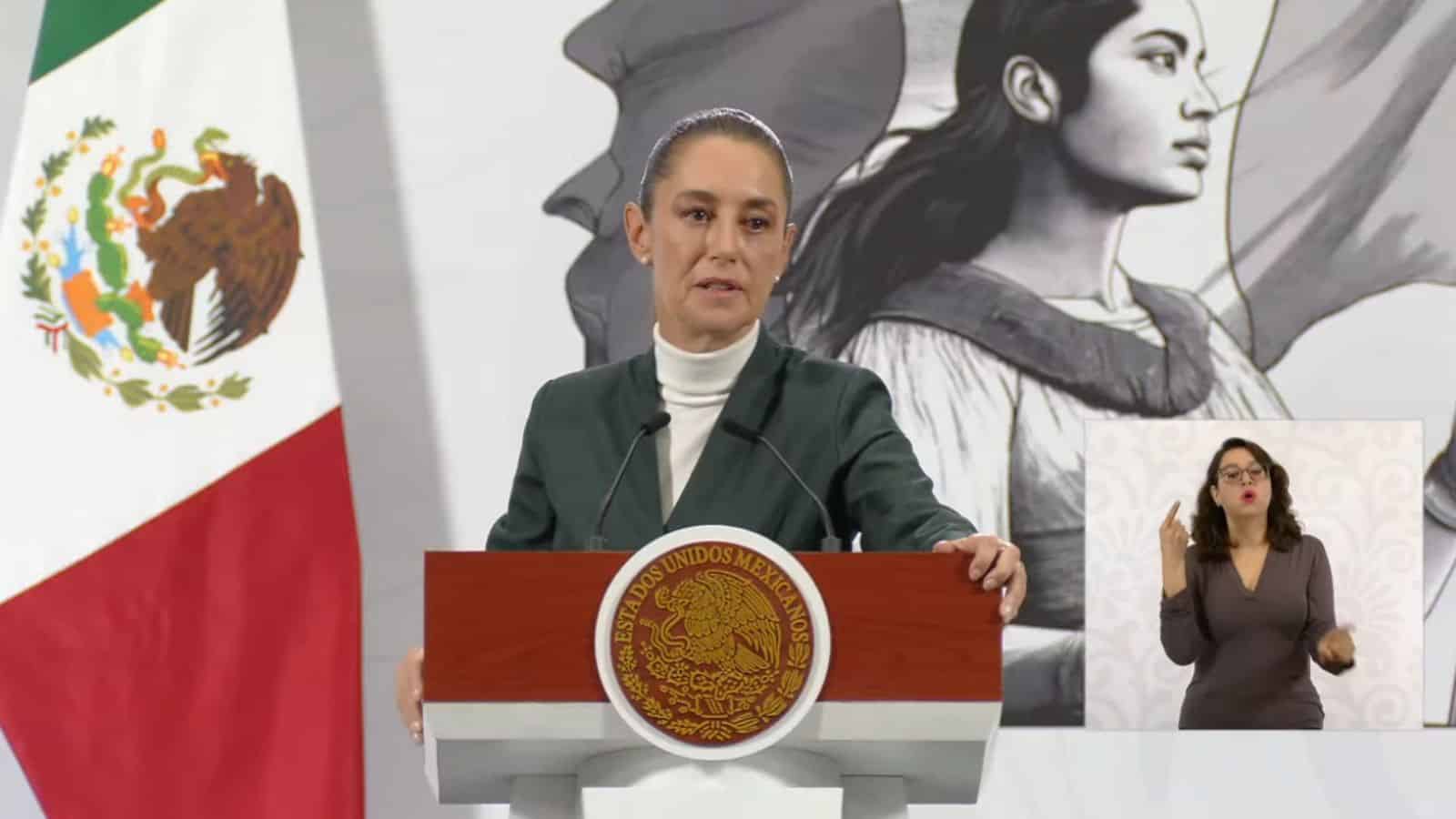 Sheinbaum propone que el delito de extorsión se castigue de oficio con hasta 15 años de prisión en México