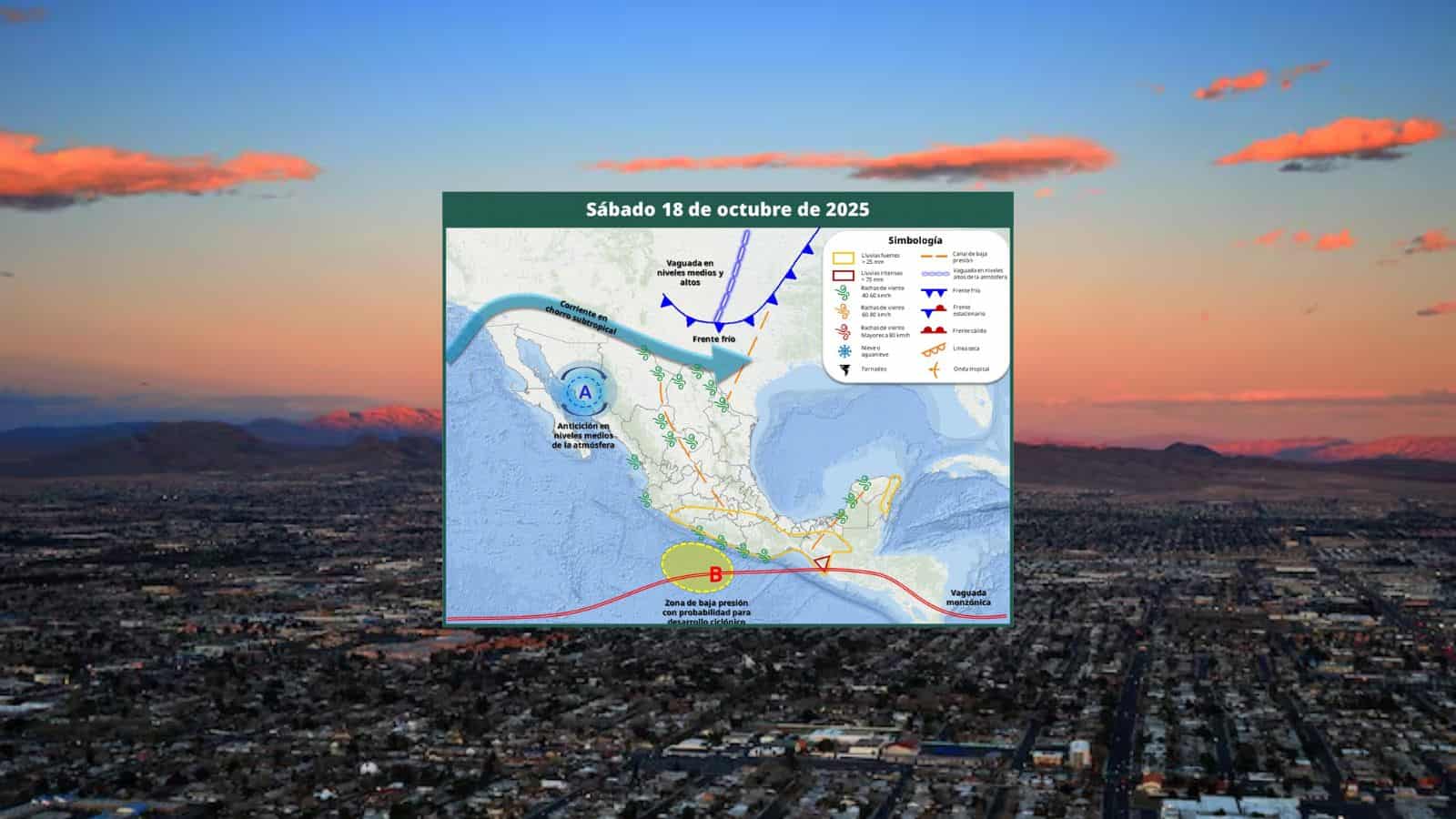 Clima en Sonora hoy 18 de octubre: Se esperan amaneceres frescos y tardes cálidas