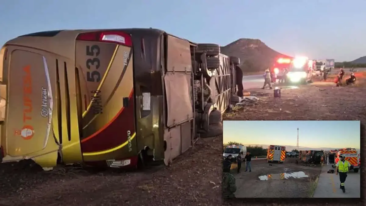 Esta es la lista de personas heridas y que viajaban en el camión que se accidentó en Sonora