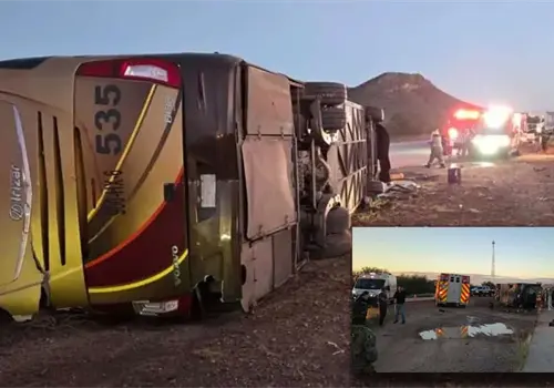 Esta es la lista de personas heridas y que viajaban en el camión que se accidentó en Sonora