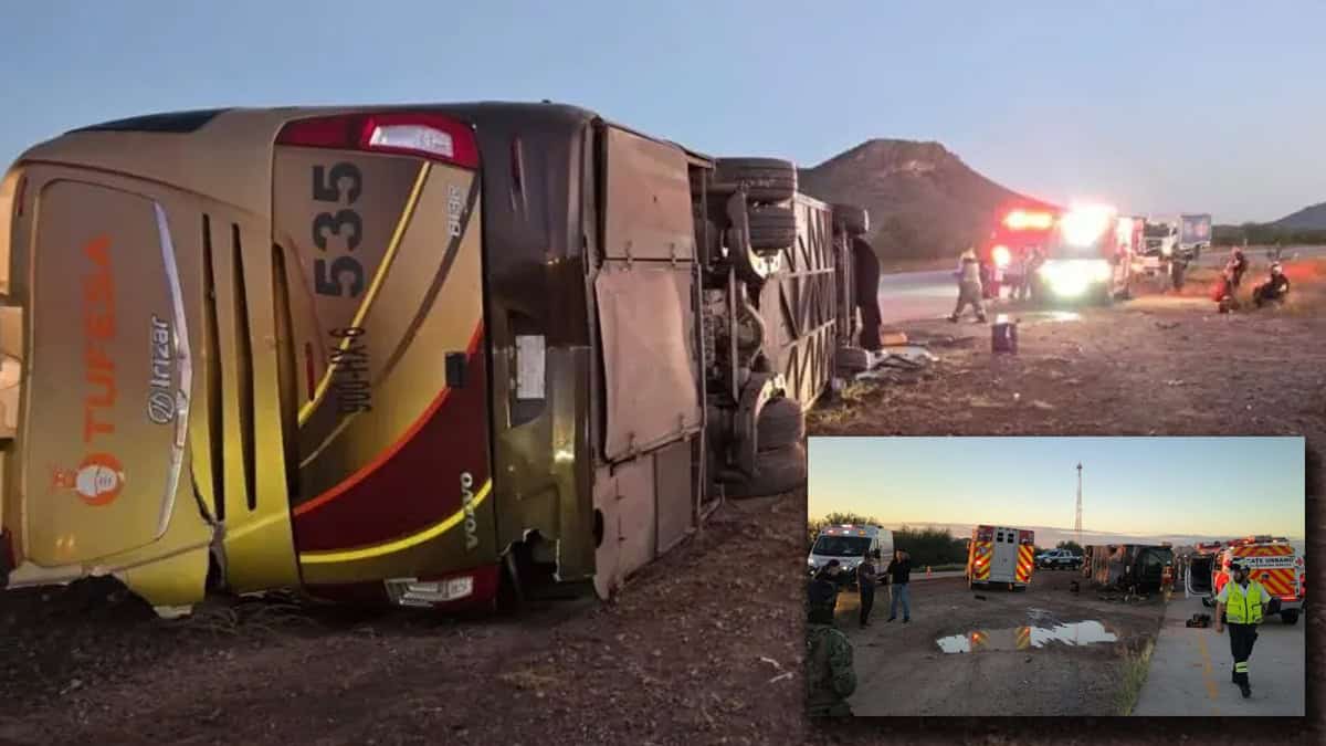 Esta es la lista de personas heridas y que viajaban en el camión que se accidentó en Sonora