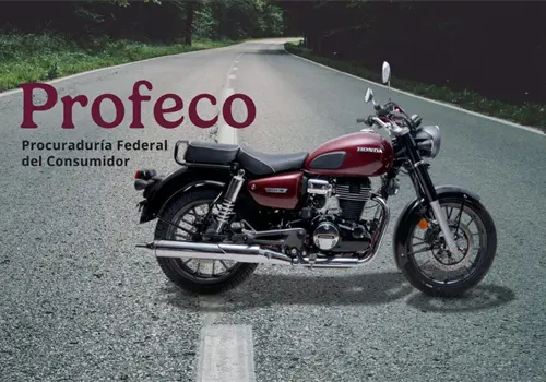 Profeco alerta por posible defecto en motocicletas Honda; revisarán 412 unidades por riesgo Profeco alerta por posible defecto en motocicletas Honda; revisarán 412 unidades por riesgo