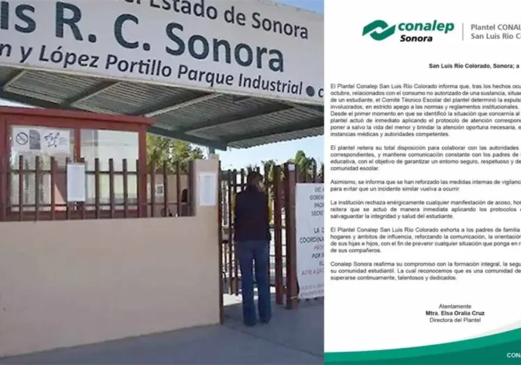 Alumno de Conalep Sonora resultó intoxicado por una mala broma