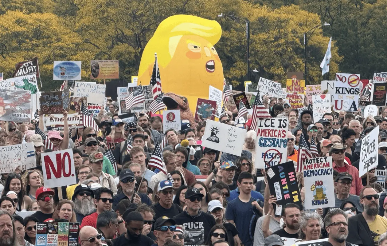 El presidente Donald Trump acusó a los demócratas de fomentar las protestas.