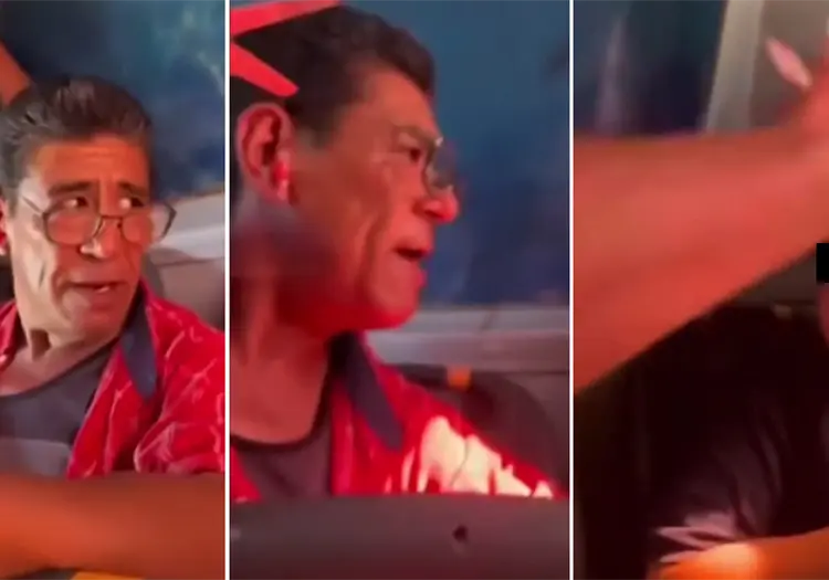 VIDEO | Hombre agrede a un estudiante en un camión... 3 doritos después...