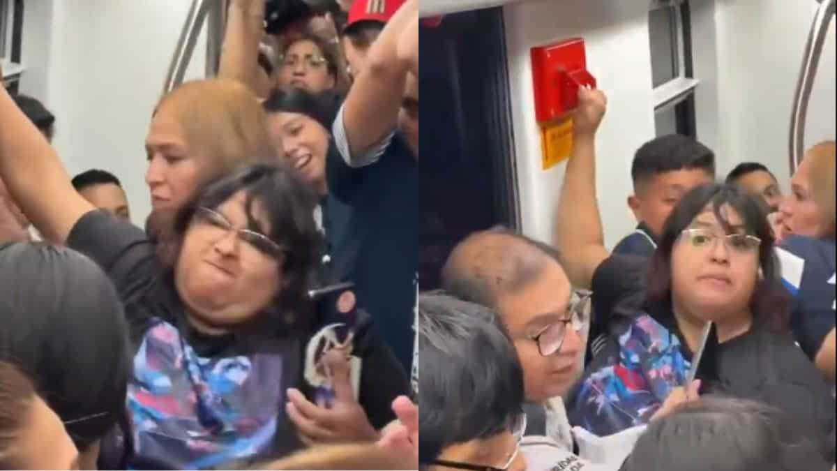VIDEO | Pasajera causa disturbio por ingreso de hombres al vagón rosa