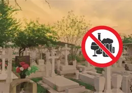 Prohíben ingreso de bebidas alcohólicas en panteones de Hermosillo durante el Día de Muertos