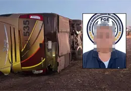 Detienen a Joel N, el chofer de Tufesa responsable del fatal accidente en la carretera Guaymas–Hermosillo