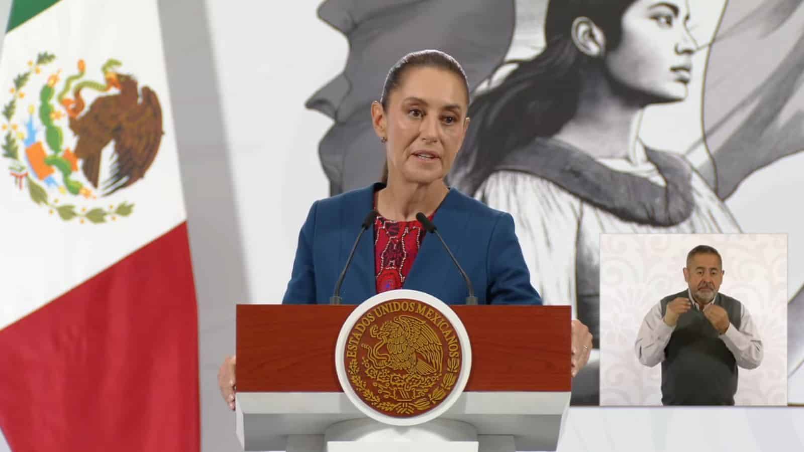Gobierno de Sheinbaum informa saldo de 78 muertos por lluvias y casi 100 comunidades aisladas
