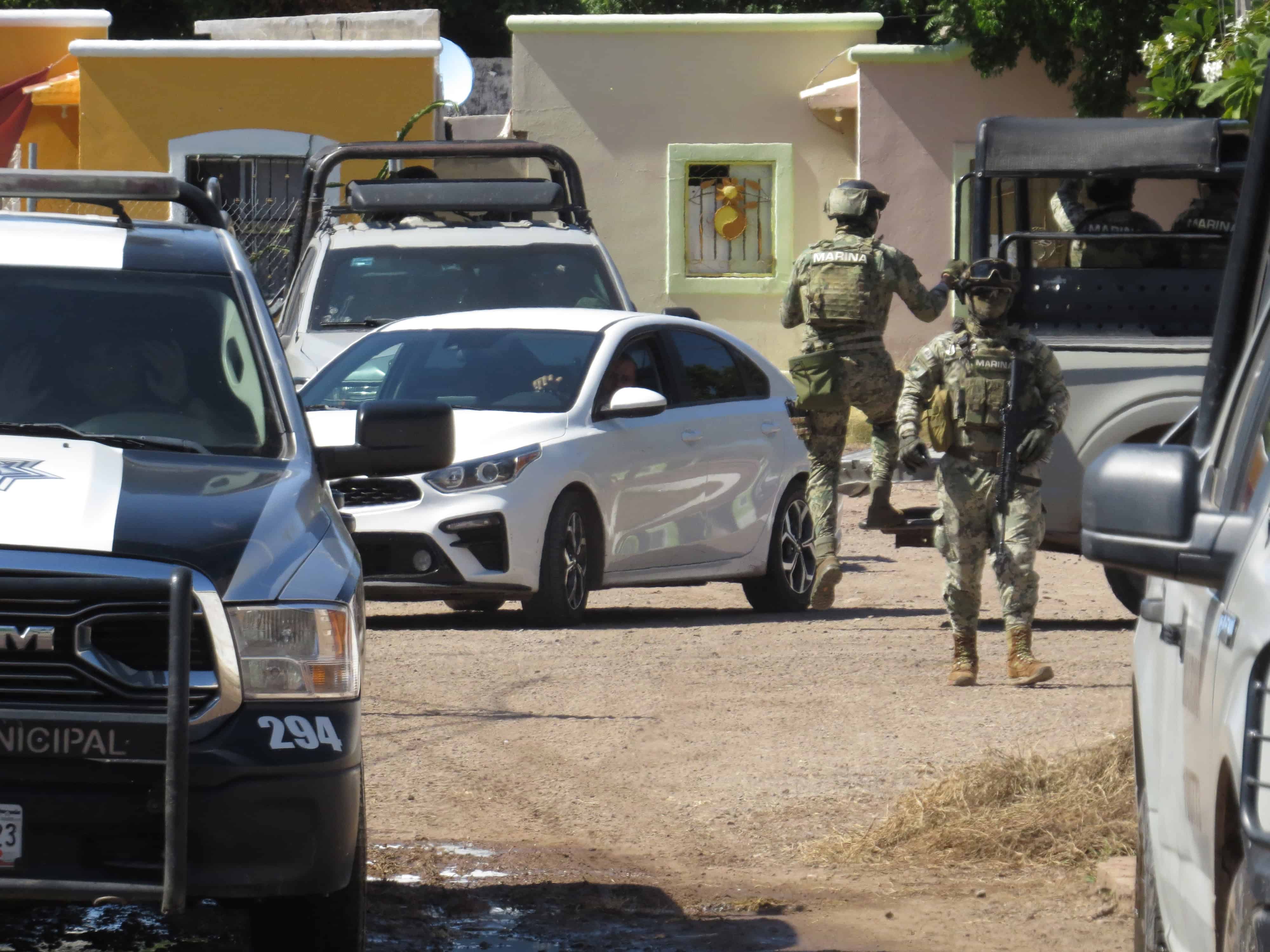 Capturan a dos durante operativo en la Nueva Palmira de Ciudad Obregón