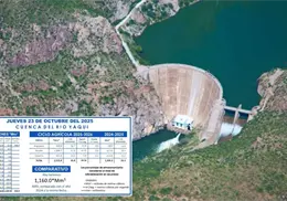 Este es el nivel de las presas de la cuenca del Río Yaqui hoy jueves 23 de octubre Este es el nivel de las presas de la cuenca del Río Yaqui hoy jueves 23 de octubre