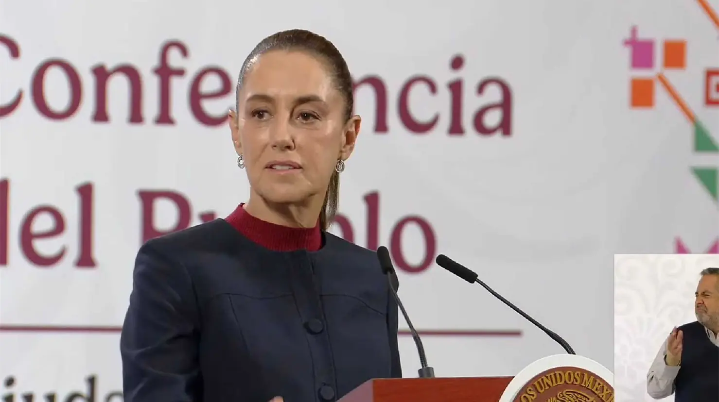 Sheinbaum rechaza ataques de Estados Unidos contra embarcaciones en aguas internacionales