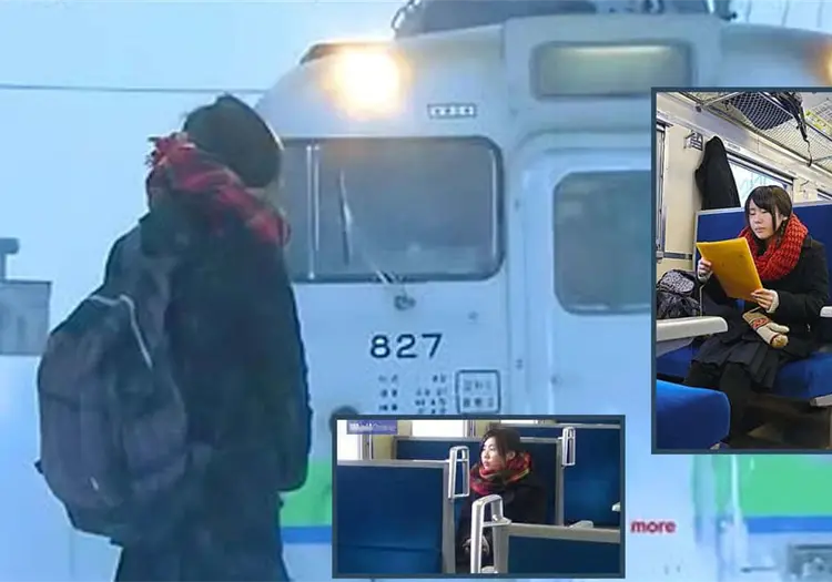 La increíble historia de Kana Harada, la última pasajera del tren japonés que no dejó de circular hasta su graduación