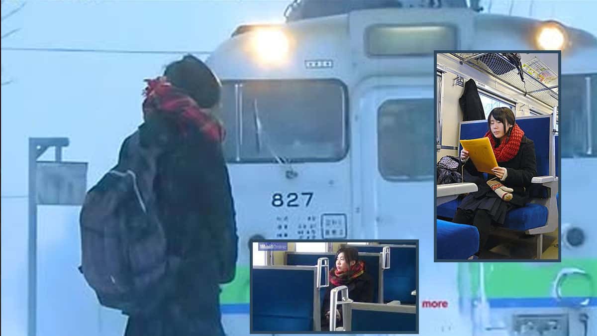 La increíble historia de Kana Harada, la última pasajera del tren japonés que no dejó de circular hasta su graduación