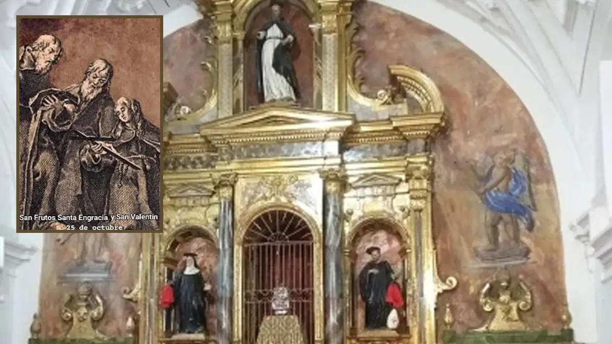 Santoral de hoy, 25 de octubre: San Frutos, Santa Engracia y San Valentín, ¿quiénes fueron?