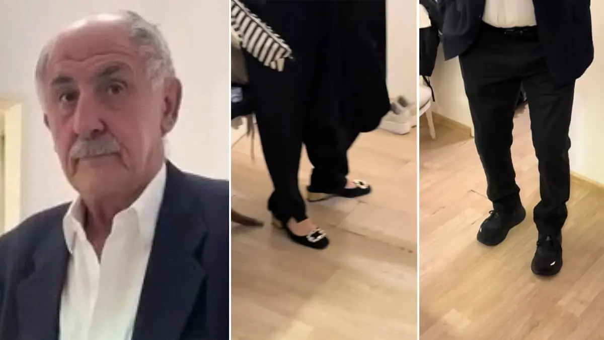 VIDEO | Hija ridiculiza a su padre por ir con tenis a una boda. Lo llama "fachero"