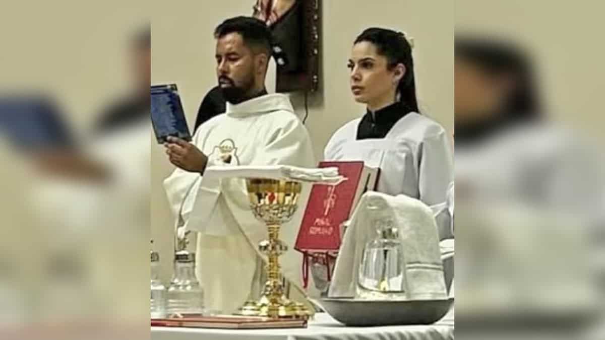 VIDEO | Cachan a sacerdote y su amante en plena movida: ella se escondió para no enfrentar al marido