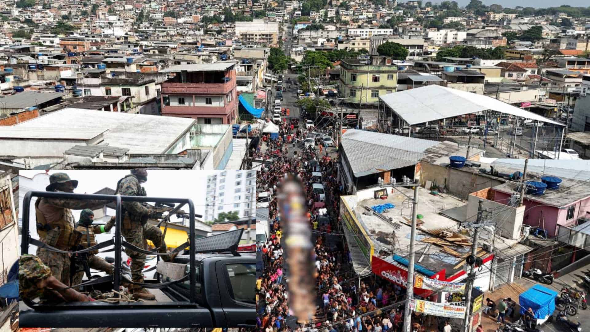 Vecinos hallan decenas de cuerpos tras operativo policial en favelas de Río de Janeiro