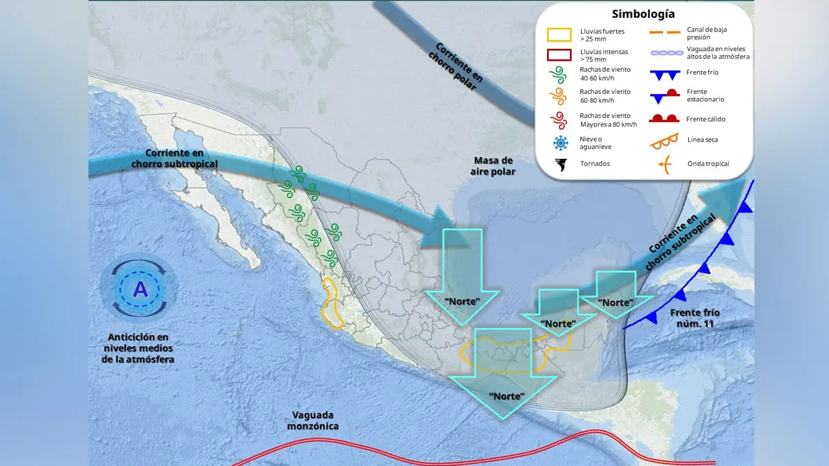 Clima en Sonora hoy, 30 de octubre: Masa de aire polar permanece en la entidad