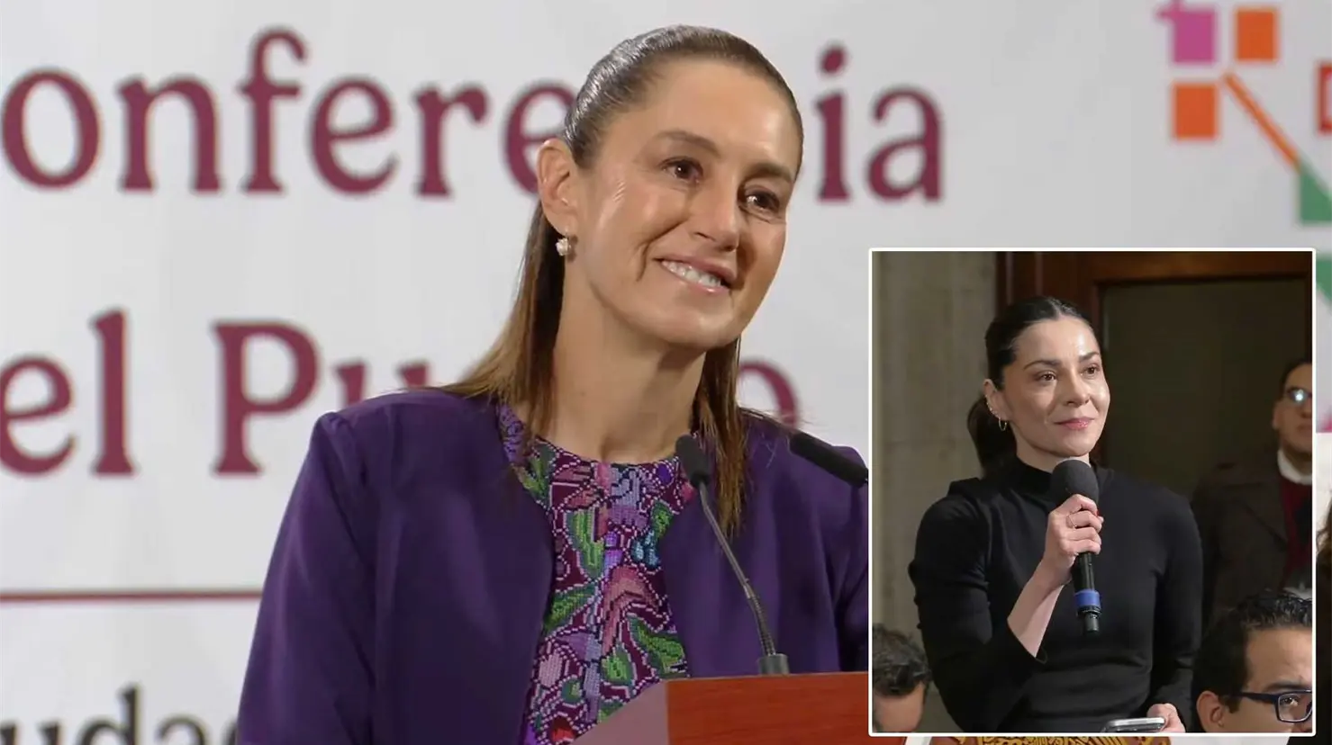 Ex funcionaria de AMLO encargada de “Quién es quién en las mentiras” reaparece en la mañanera como periodista