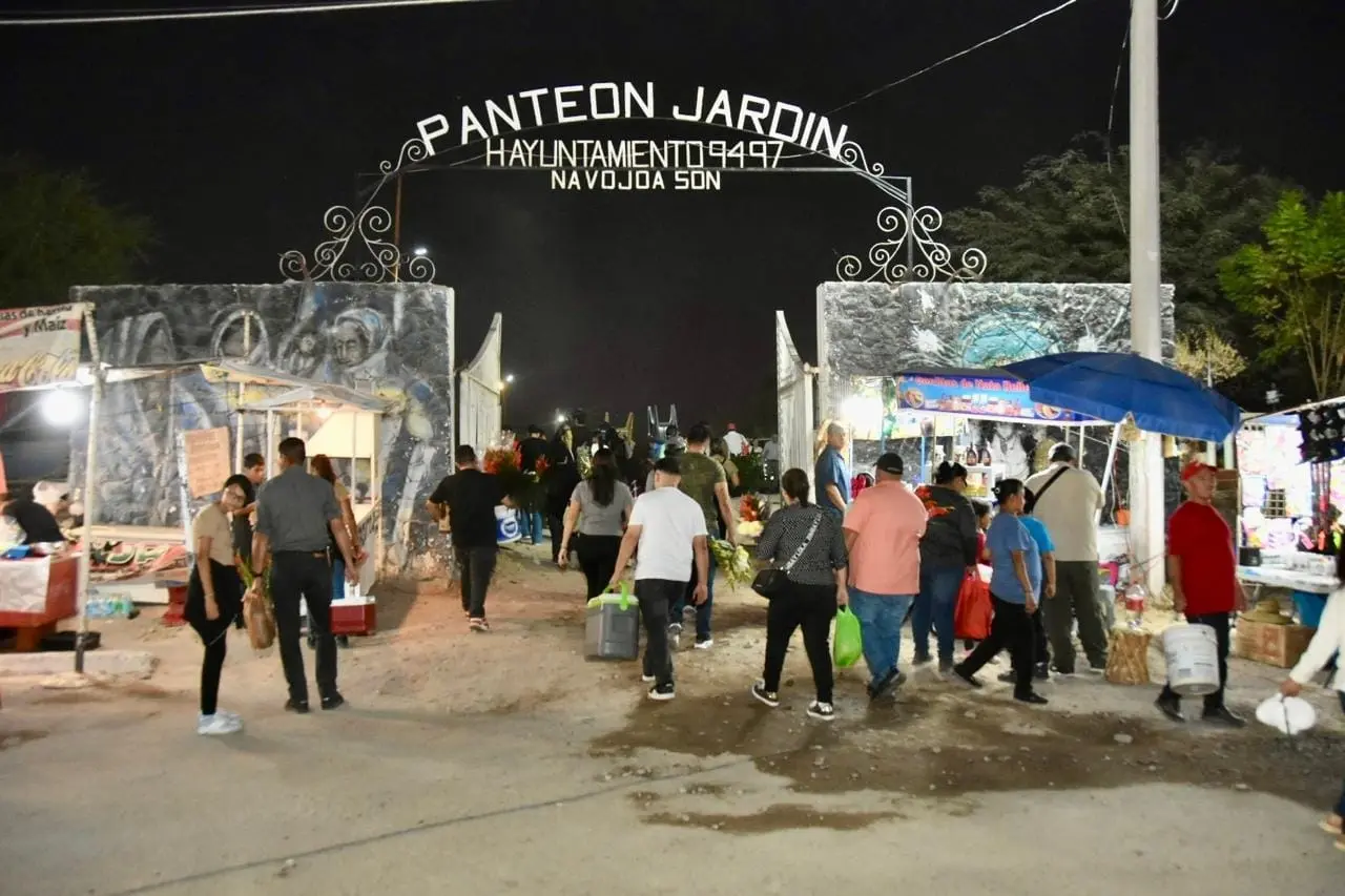 Listo operativo en panteones de Navojoa para este Día de Muertos