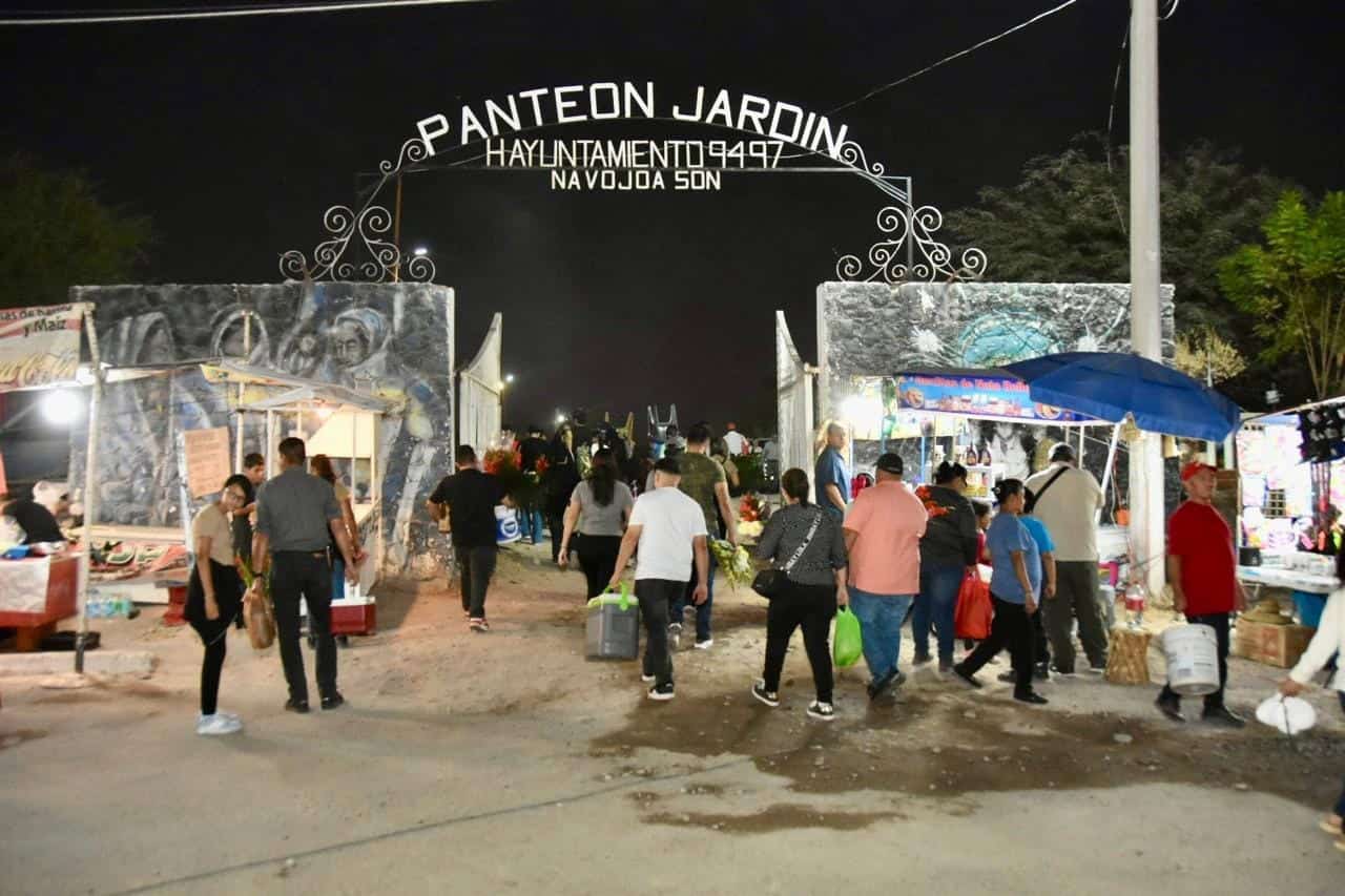 Listo operativo en panteones de Navojoa para este Día de Muertos
