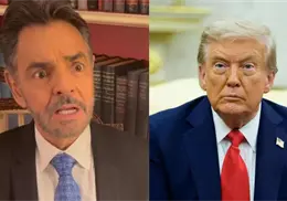 Eugenio Derbez usa disfraz de Donald Trump en Halloween y causa polémica en redes sociales