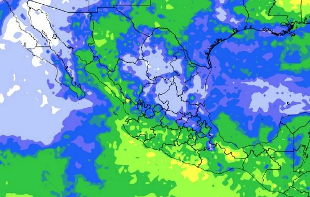 También provocará lluvias y chubascos dispersos en estados del occidente.