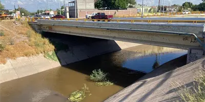 Riesgo por creciente en el Canal Las Pilas