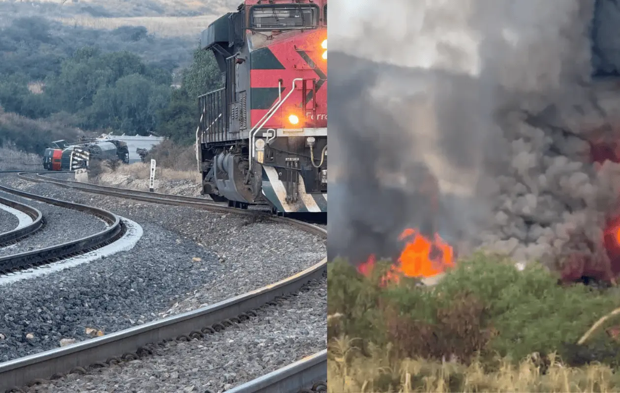 Las llamas alcanzaron varios metros de altura.