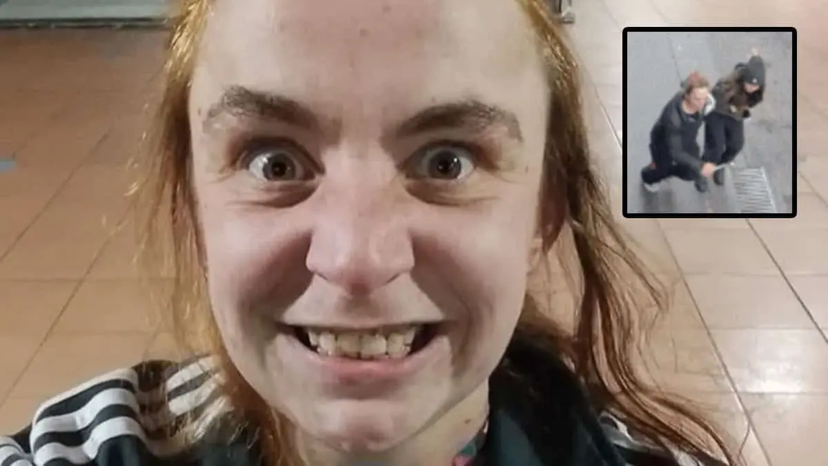 VIDEO | Momento en que una mujer apuñala a chef en la calle, sin motivo. Rinde cuentas ante la ley