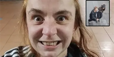 VIDEO | Momento en que una mujer apuñala a chef en la calle, sin motivo. Rinde cuentas ante la ley