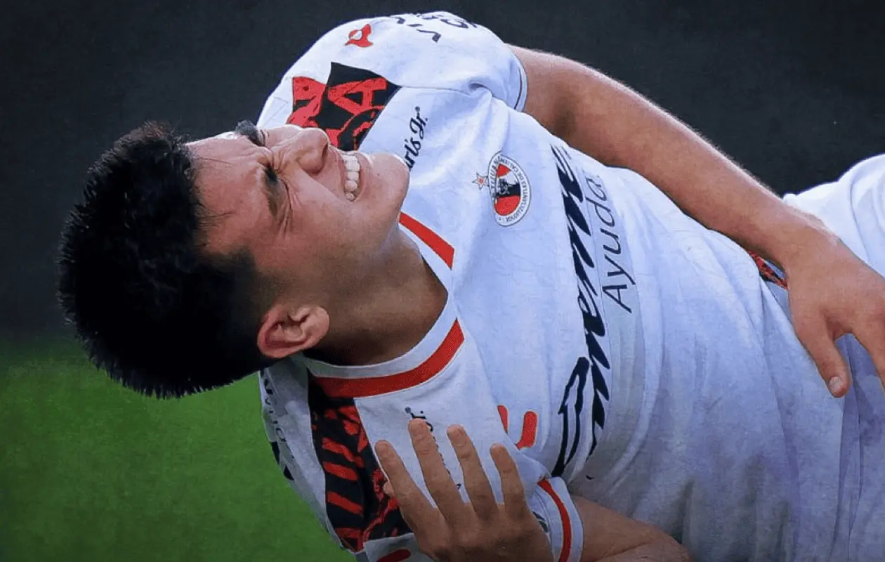 El jugador permanecerá varios días en recuperación.